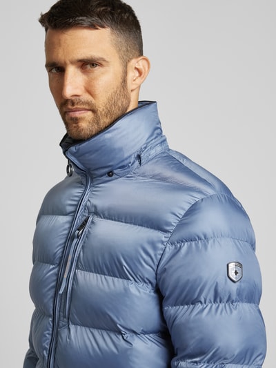 Peek & Cloppenburg WellensteynSteppjacke mit Label-Detail Modell 'BLACKBIRD' in stein Kostenloser Versand international