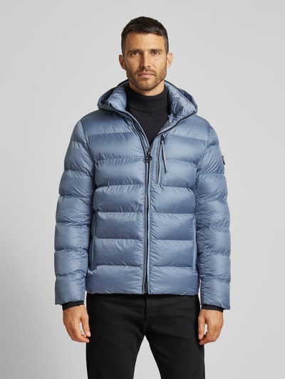 Peek & Cloppenburg WellensteynSteppjacke mit Label-Detail Modell 'BLACKBIRD' in stein Kostenloser Versand international