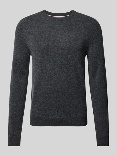 Peek & Cloppenburg MCNEALStrickpullover mit Rundhalsausschnitt in dunkelgrau melange Fabrikladen