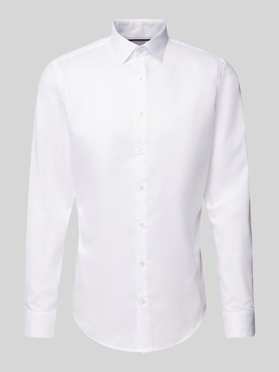 Peek & Cloppenburg Jake*sSlim Fit Business-Hemd mit Kentkragen in weiss Speichern exportieren