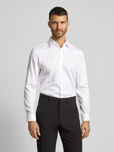 Peek & Cloppenburg Jake*sSlim Fit Business-Hemd mit Kentkragen in weiss Speichern exportieren