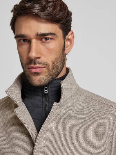 Peek & Cloppenburg MCNEALMantel mit Stehkragen in hellbraun 2025
