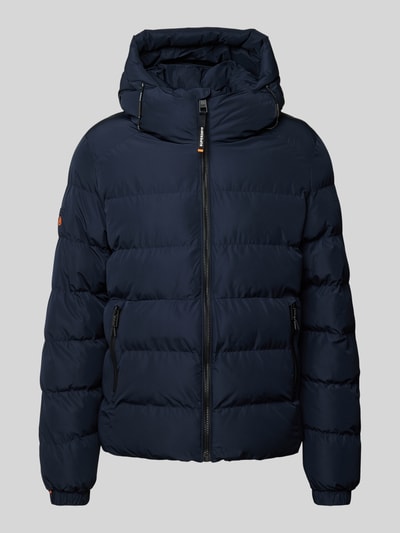 Peek & Cloppenburg SuperdrySteppjacke mit Reißverschlusstaschen in marine Fabrikverkauf