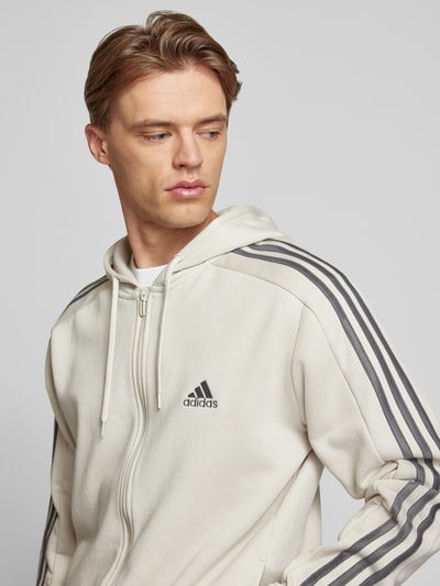 Peek & Cloppenburg ADIDAS SPORTSWEARSweatjacke mit Logo-Stitching in sand Limitierter Zeitrabatt