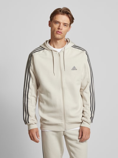 Peek & Cloppenburg ADIDAS SPORTSWEARSweatjacke mit Logo-Stitching in sand Limitierter Zeitrabatt