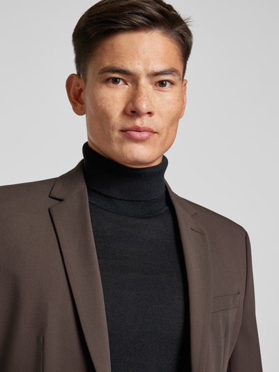Peek & Cloppenburg Christian Berg MenStrickpullover mit Rollkragen in black Fabrikpreis