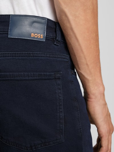 Peek & Cloppenburg BOSS OrangeRegular Fit Jeans mit Label-Applikation Modell 'Re.Maine' in ocean Sonderangebot