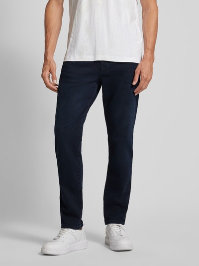 Peek & Cloppenburg BOSS OrangeRegular Fit Jeans mit Label-Applikation Modell 'Re.Maine' in ocean Sonderangebot