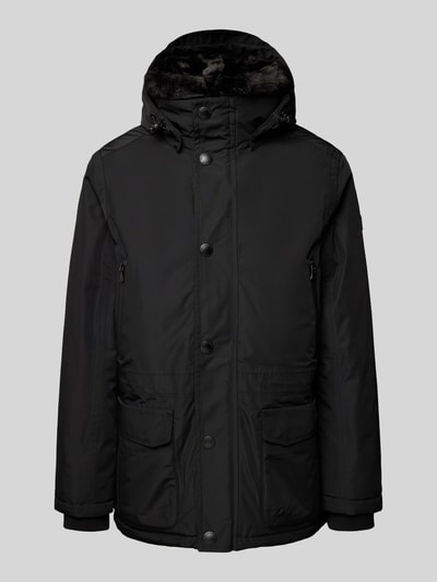 Peek & Cloppenburg WellensteynFunktionsjacke mit Reißverschlusstaschen Modell 'HALIFAX' in black Großer Ausverkauf
