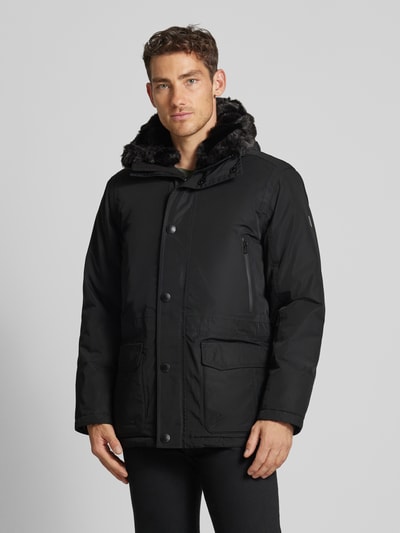 Peek & Cloppenburg WellensteynFunktionsjacke mit Reißverschlusstaschen Modell 'HALIFAX' in black Großer Ausverkauf