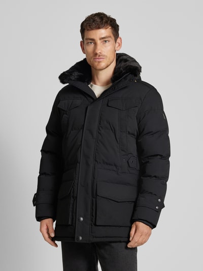 Peek & Cloppenburg WellensteynFunktionsjacke mit Kapuze Modell 'SEAMASTER' in black Begrenztes Angebot