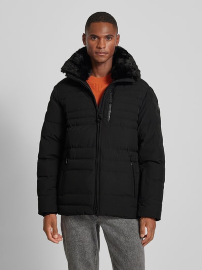Peek & Cloppenburg WellensteynFunktionsjacke mit Reißverschlusstaschen Modell 'POLAR' in black Exklusivangebot
