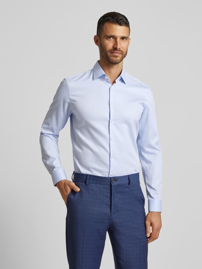 Peek & Cloppenburg Jake*sSlim Fit Business-Hemd mit Kentkragen in bleu Saisonschlussverkauf