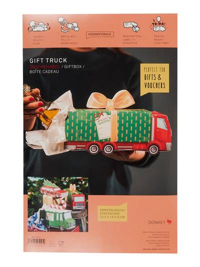 Peek & Cloppenburg DonkeyUnisex Geschenkbox mit Weihnachtsmuster in gruen Bestseller