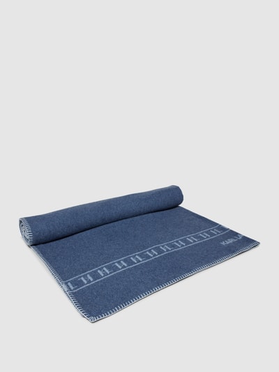 Peek & Cloppenburg Karl LagerfeldDecke mit Label-Details in bleu Letzte 2 Tage