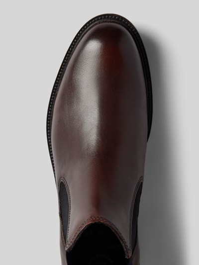 Peek & Cloppenburg bugattiChelsea Boots aus Leder mit Zugschlaufe Modell 'Bonifacio' in mittelbraun 50% Rabatt für begrenzte Zeit