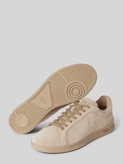 Peek & Cloppenburg Polo Ralph LaurenLedersneaker mit Logo-Prägung in beige Rabatte dieses Monats