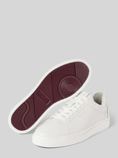 Peek & Cloppenburg GantSneaker aus Leder mit Label-Details in weiss Online