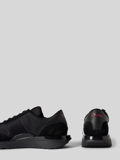Peek & Cloppenburg Polo Ralph LaurenSneaker mit Logo-Stitching Modell 'TRAIN 89' in black Auslauf