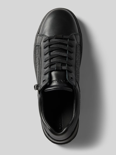 Peek & Cloppenburg CK Calvin KleinLedersneaker mit seitlichem Reißverschluss in black Verkauf