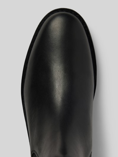 Peek & Cloppenburg Polo Ralph LaurenChelsea Boots aus Leder mit Label-Detail Modell 'TALAN' in black Schlussverkauf