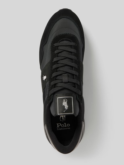 Peek & Cloppenburg Polo Ralph LaurenSneaker mit Logo-Print Modell 'TRAIN 89' in black Kostenloser Versand