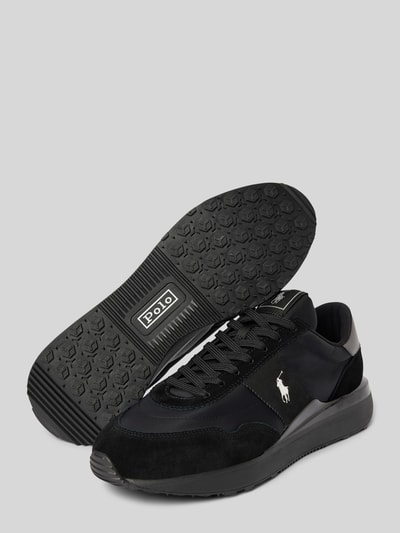 Peek & Cloppenburg Polo Ralph LaurenSneaker mit Logo-Print Modell 'TRAIN 89' in black Kostenloser Versand