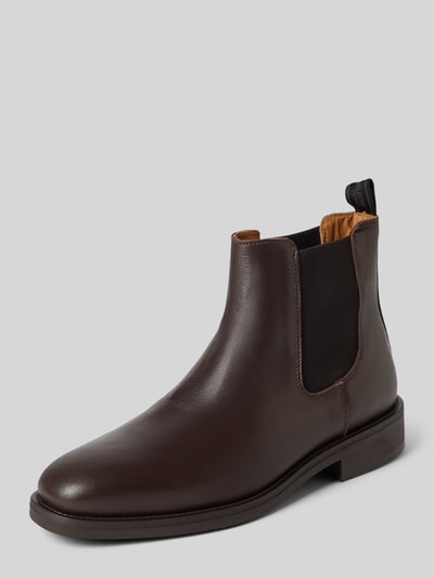 Peek & Cloppenburg SELECTED HOMMEChelsea Boots mit elastischen Einsätzen Modell 'JOSEPH' in mittelbraun Fabrik Onlineshop