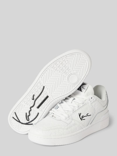 Peek & Cloppenburg KARL KANISneaker aus Leder mit Label-Stitching Modell 'KANI 89' in weiss Fabrikpreis