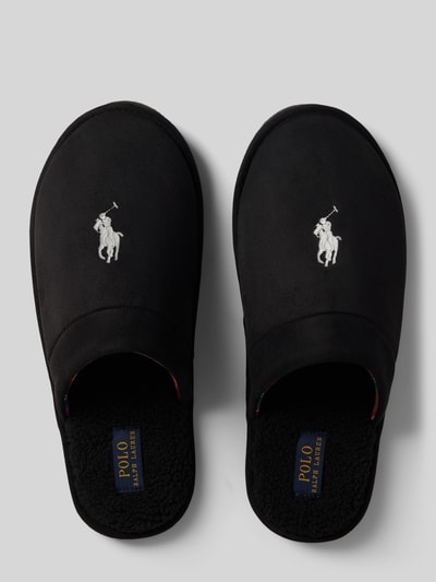 Peek & Cloppenburg Polo Ralph LaurenSlides mit Logo-Stitching Modell 'KLARENCE' in black Rabatt