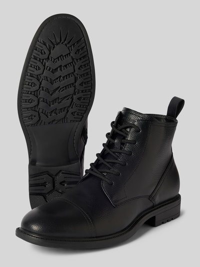 Peek & Cloppenburg Jack & JonesSchnürboots mit Label-Prägung Modell 'BARBICAN' in black Online Shopping