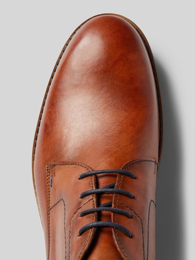 Peek & Cloppenburg LloydLederderby mit Ziernähten Modell 'HENGELO' in cognac Weihnachtsangebot