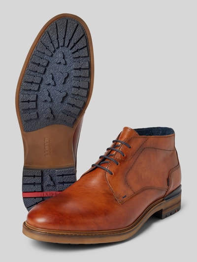 Peek & Cloppenburg LloydLederderby mit Ziernähten Modell 'HENGELO' in cognac Weihnachtsangebot