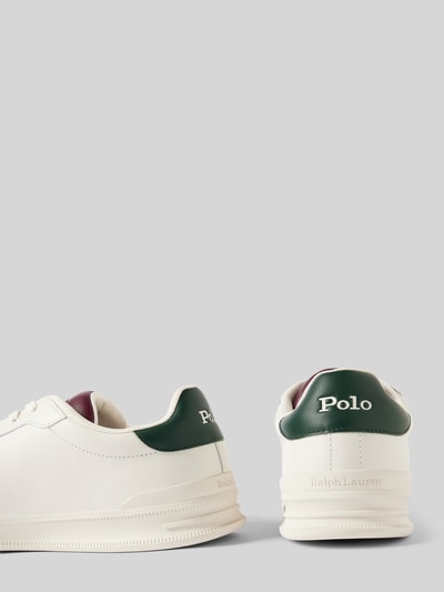 Peek & Cloppenburg Polo Ralph LaurenLedersneaker mit Logo-Stitching in weiss Osterangebot