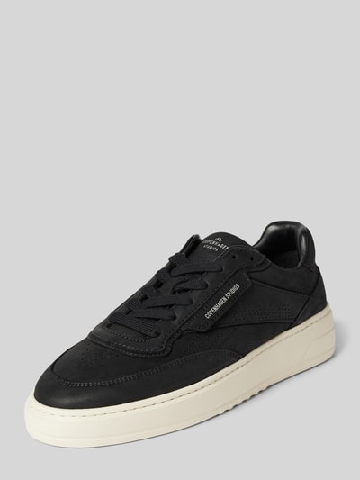 Peek & Cloppenburg CopenhagenLedersneaker mit Label-Detail in black Vatertagsangebot