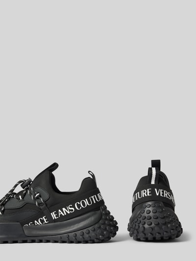 Peek & Cloppenburg Versace Jeans CoutureSneaker mit Label-Print Modell 'FONDO HYBER' in black Lagerräumung
