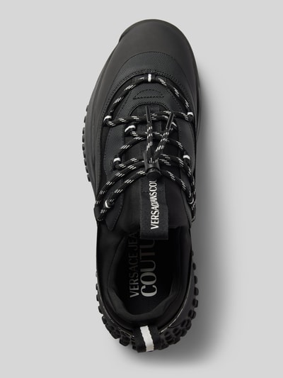 Peek & Cloppenburg Versace Jeans CoutureSneaker mit Label-Print Modell 'FONDO HYBER' in black Lagerräumung