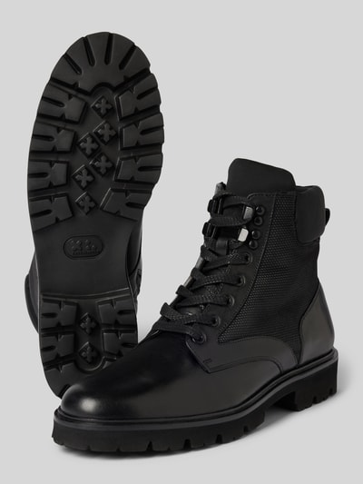 Peek & Cloppenburg JOOP! SHOESLederboots mit Zugschlaufe Modell 'tela stampa hektor' in black Zeitlich begrenztes Angebot
