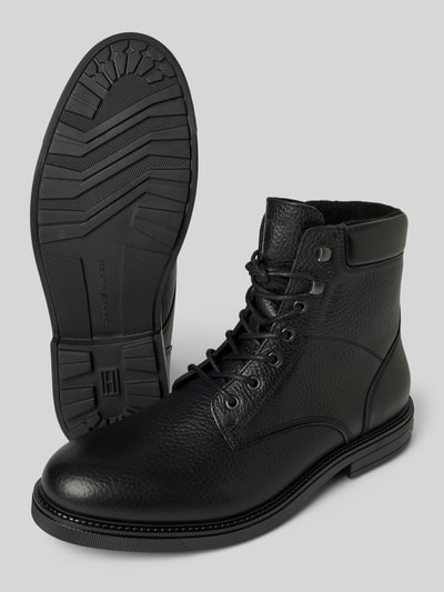 Peek & Cloppenburg Tommy HilfigerLederboots mit Label-Details in black Exklusive Angebote