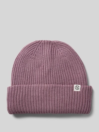 Peek & Cloppenburg MSCH CopenhagenBeanie mit Logo-Patch Modell 'Galline Rachelle' in mauve Bestseller