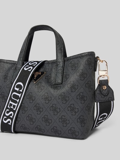 Peek & Cloppenburg GuessHandtasche mit Label-Details Modell 'LATONA' in anthrazit melange VIP-Rabatte