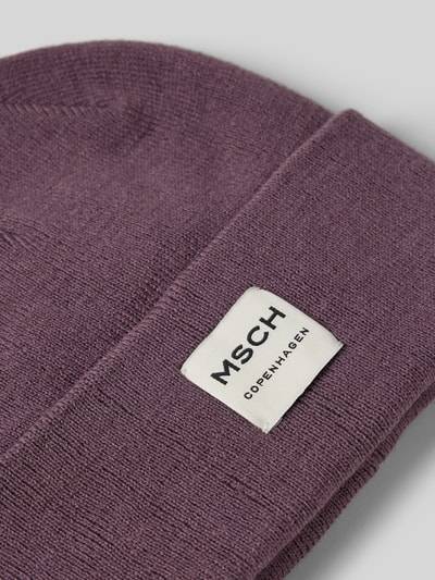 Peek & Cloppenburg MSCH CopenhagenBeanie mit Label-Patch Modell 'Mojo' in mauve Super Sparpreis