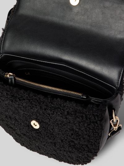 Peek & Cloppenburg VALENTINO BAGSHandtasche mit Teddyfell und Label-Applikation Modell 'SPECIAL' in black Super Rabatt
