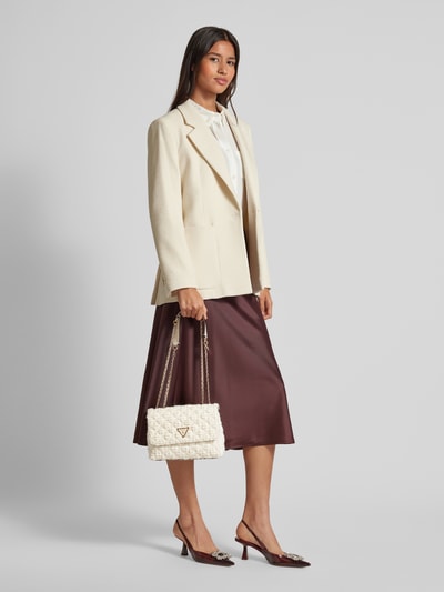 Peek & Cloppenburg GuessHandtasche mit Label-Applikation Modell 'GIULLY 2' in offwhite Clearance-Verkauf