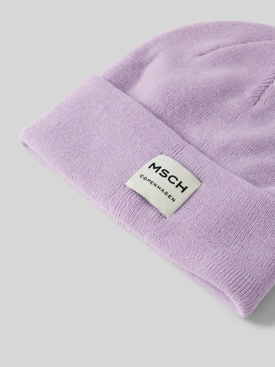 Peek & Cloppenburg MSCH CopenhagenBeanie mit Label-Patch Modell 'Mojo' in flieder Black Friday Preise