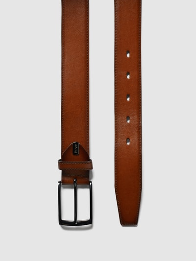 Peek & Cloppenburg Lloyd Men's BeltsLedergürtel mit Dornschließe aus Metall in cognac Angebote
