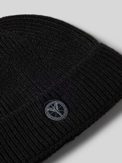 Peek & Cloppenburg CARLO COLUCCIMütze mit Label-Patch in black Fabrikverkauf