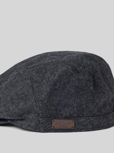 Peek & Cloppenburg BarbourSchiebermütze mit Strukturmuster Modell 'Barlow' in dunkelgrau Meist gekauft