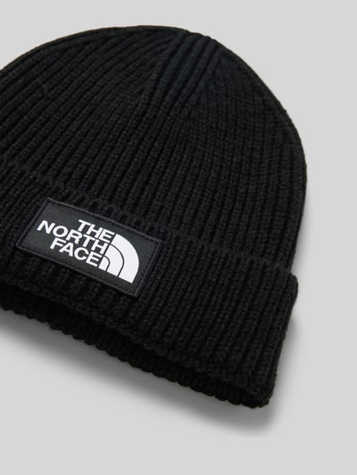 Peek & Cloppenburg The North FaceStrickmütze mit Label-Patch in black Fabrikpreis