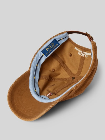 Peek & Cloppenburg Polo Ralph LaurenCap aus Cord mit Label-Stitching in camel Rabatt